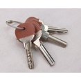 thumbnail image 5 of 20Pcs Plastic Key Cap Covers 1"x0.79"x0.16" Key Identifier Markers Protectors Cover for Standard Flat House Keys (Brown), 5 of 5