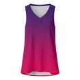 thumbnail image 5 of Women's Tank Tops Soft Solid Color Summer Tank Tops for Women Spaghetti Strap Slim Fit Scoop Neck High Strechy Sleeveless Camisole Vest Ruched Tee Shirts Basic Outfits Clothes, 5 of 5