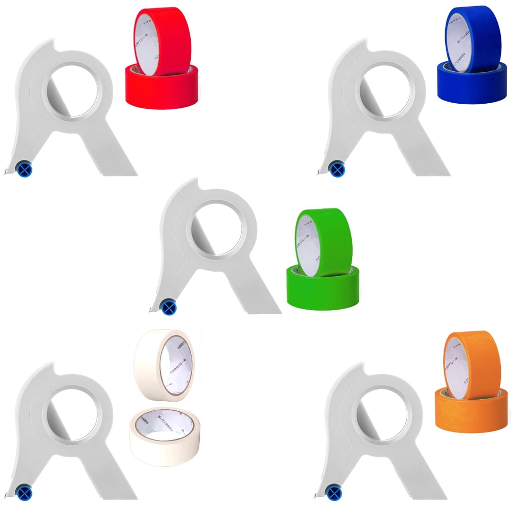Ergonomic Painter Tape Applicator with 1.37Inchx22Yards Decorating Masking Tape