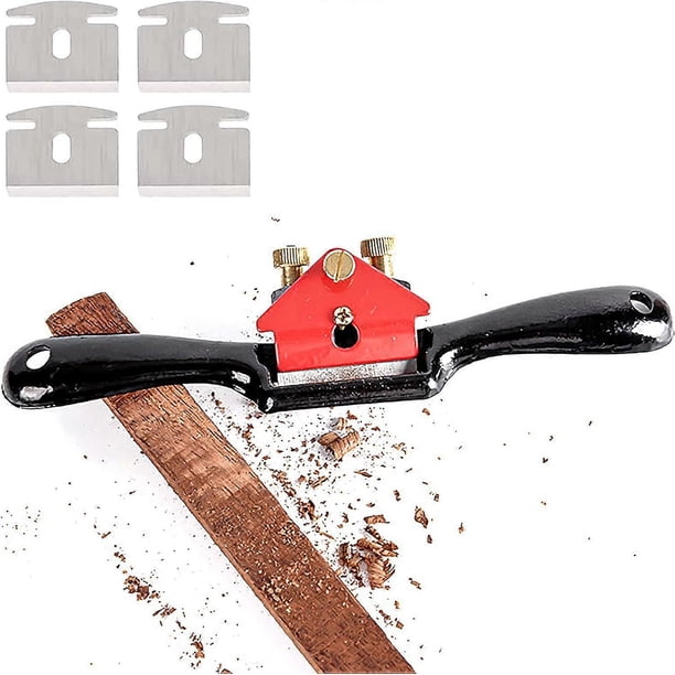 Woodworking Hand Tool Manual Adjustable Edge Planer Hand Wood Cutter,Planer Spokeshave Adjustment
