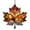 Gold D, variant on Maple Leaf Suncatcher, Acrylic Stained Glass Window Hanging, Maple Leaves Fall Ornaments Fall Leaf Decorations Window Wall Hanging Ornament for Thanksgiving Autumn Party Supplies Gold C