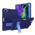 thumbnail image 6 of ELEHOLD Rugged Hybrid Case for iPad Pro 12.9 2022/2021/2020/2018 Three-Layer Full Protection Hidden Kickstand Pencil Holder Shockproof Durable Case for iPad Pro 12.9 inch,Navyblue, 6 of 7