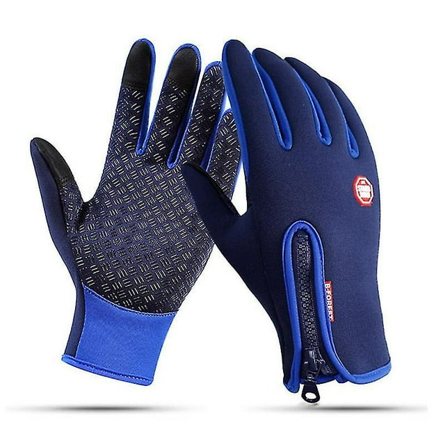 Gants d'Hiver Imperméables Thermiques Écran Tactile Gants Thermiques Coupe-Vent Chauds pour Temps Froid Course Sports Randonnée Ski