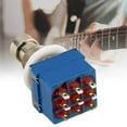 thumbnail image 2 of MesaSe 5Pcs 9 Pin Latching Stomps Push Button Foot Switch Guitar Effect Pedal 3PDT Footswitch True Bypass Easy to Use, 2 of 8
