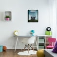thumbnail image 3 of Stupell Industries Bear with Berry Cloud Animals & Insects Painting Black Floater Framed Canvas Art Print Wall Art, 17 x 21, 3 of 10