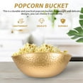 thumbnail image 6 of BESTYASH Golden Iron Popcorn Bowl - 1-Piece Snack Storage Container for Movie , Parties, and Home Use, 6 of 8