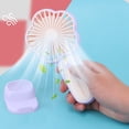 thumbnail image 2 of XGFHYJEH Hand Held Fan, Mini Fan Handheld, Hand Held Fan Rechargeable, Portable Folding Hand Held Cooling Fan, 2 of 6