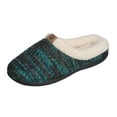 thumbnail image 3 of roxoni  Women Lined Sweater Memory Slippers Medium/7.5-8 BM US, Blue, 3 of 6
