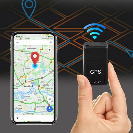 Gps Baggage Tracker Magnetic Mini Portable Car GPS Tracker Real Time Tracking Locator Anti-Theft Device Voice Record Anti-Lost for Seniors, Kids, Cars, Vehicle, Bicycles, Tracking, Travel ()