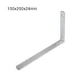 thumbnail image 2 of serony 4pcs L Bracket Corner Braces Joint Angle Brackets Wall-mounted Bench Shelf Support Heavy Duty Furniture Hardware Rack 250*150*24*4mm, 2 of 9