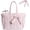 Pink, variant on Quilted Laptop Tote Bag for Women 15-16 Inch, Lightweight Travel Work Tote with Trolley Sleeve, Cup Holder & Multi-Pocket Storage