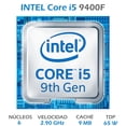 thumbnail image 2 of Procesador Intel Core i5-9400F Novena Generación 2.9 GHz, 2 of 6