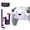 White Gray, variant on eXtremeRate RISE4 Plus MAX Remappable Back Paddles Kit for PS5 Controller, Clicky Trigger Stops & Rubberized Grip, BDM-030/040/050/060, White Black & White
