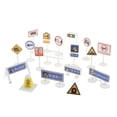thumbnail image 1 of Accesorios De Juguetes Para Automóviles Señales De Tráfico Conocimiento Del Tráfico Aprendizaje Diversión De Simulación Yotijar Juguete Playset de señales de tráfico, 1 of 10