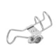 thumbnail image 4 of Soporte para caña de pescar, calidad naval, montaje en riel de acero inoxidable 316, soporte para poste de pesca para yates y barcos de tubo de 25mm, 4 of 9