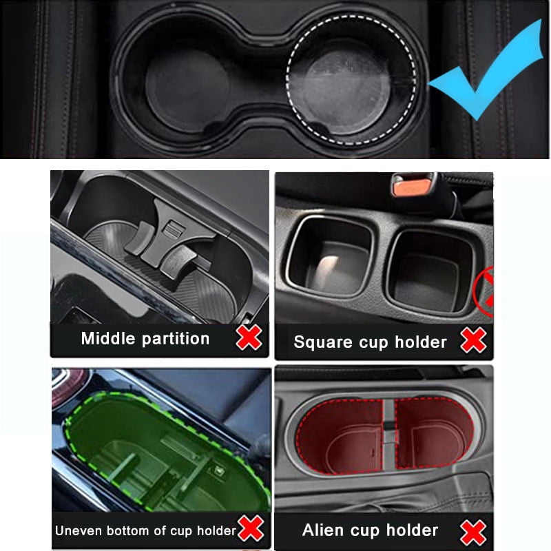 9-Inch Car Food Tray – 3-in-1 Detachable Cup Holder Expander with 360° Rotation & Phone Holder, Large Seat Back Table for Road Trip Essentials