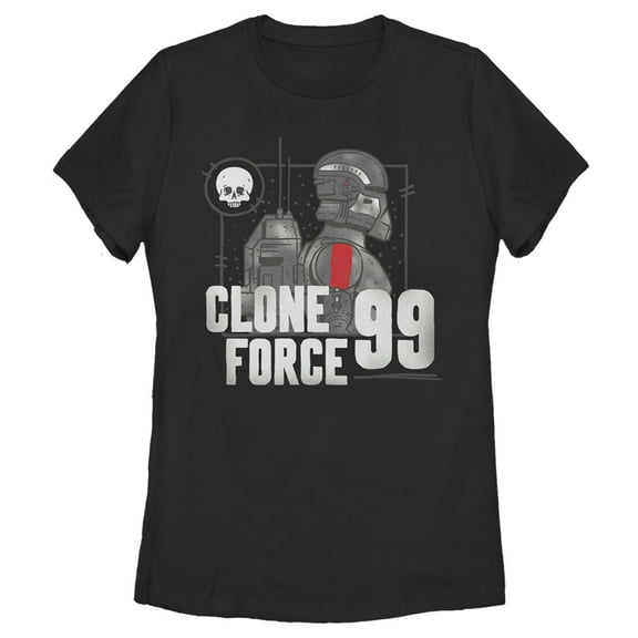 Women's Star Wars: The Bad Batch Clone Force 99 Graphic Tee Black Large