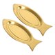 thumbnail image 4 of 2pcs Fish Shaped Stainless Steel Serving Plates for Kitchen Ideal for Steaming, Grilling and Baking Fish with Elegant Design for Family Meals, 4 of 4