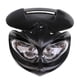 thumbnail image 1 of Lámpara de Cabeza Dual Universal Shamjiam para Motocicleta 12v Negro Carenados de faros, 1 of 8