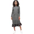 thumbnail image 1 of SANAE DESIGN Robe Chandail en Molleton Adaptative avec Manches Dolman et Fermeture Éclair avant Complète, 1 of 7
