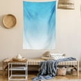 thumbnail image 2 of Ombre Tapestry, Skyscapee in the Spring View Tropical Blue Inspired Vivid Colored Modern Design Print, Wall Hanging for Bedroom Living Room Dorm Decor, 60W X 80L Inches, Blue White, by Ambesonne, 2 of 5