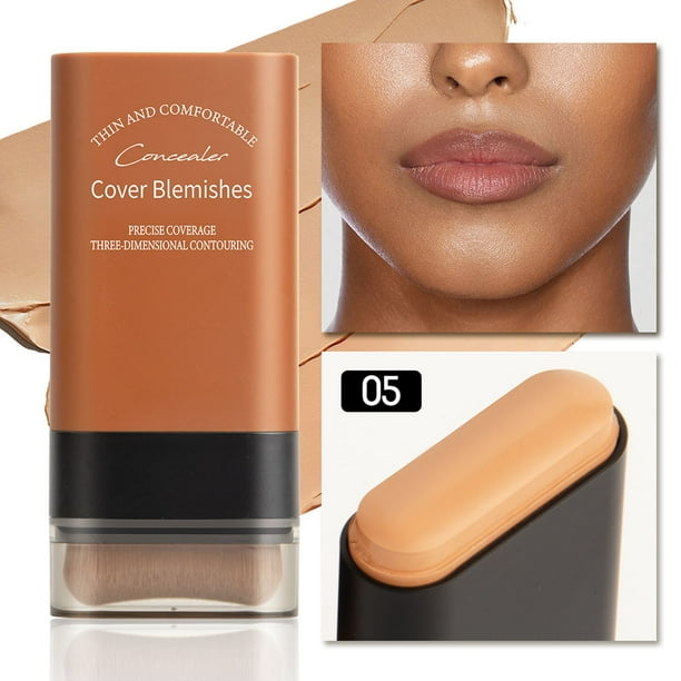Corrector, corrector Cover Perfection Tip, corrector multiusos, barra de maquillaje La barra de maquillaje con un pincel puede cubrir defectos muchas veces manteniéndolo ligero y natural 20 g por base