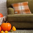 thumbnail image 4 of Guanhe Fall Pillow Covers 18x18 Inch Autumn Thanksgiving Orange Pumpkin Plaid Throw Pillow Covers Fall Rustic Farmhouse Pillowcases for Couch Home Decor, 4 of 7
