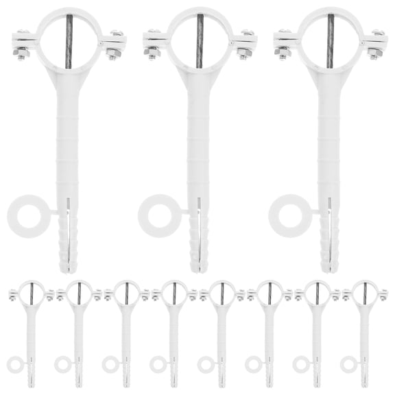 Minkissy 20pcs Beige PPR Hose Clamps for Pipe Installation Durable Fasteners Compact Size Fuel Injection