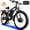 White, variant on 60V 6000W Peak Electric Motorcycle for Adults, Dual Motor AWD Ebike, 50MPH Top Speed, 25AH Removable Battery, 26x4.0 Fat Tire All-Road Mountain Bike, UL2849 Certified