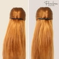 thumbnail image 6 of Parcelona French Sleek Groove Shell and Black Large Celluloid Hair Clips(2 Pcs), 6 of 7