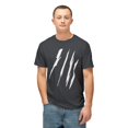 thumbnail image 5 of Effete Feline Claw Marks Scratch Unisex HD Cotton™ T-Shirt, 5 of 6