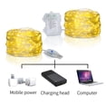 thumbnail image 4 of Guirnalda de luces LED de Navidad con control remoto y batería USB, alambre de cobre, para decoración de bodas y fiestas, 10 m, 20 m, 4 of 5
