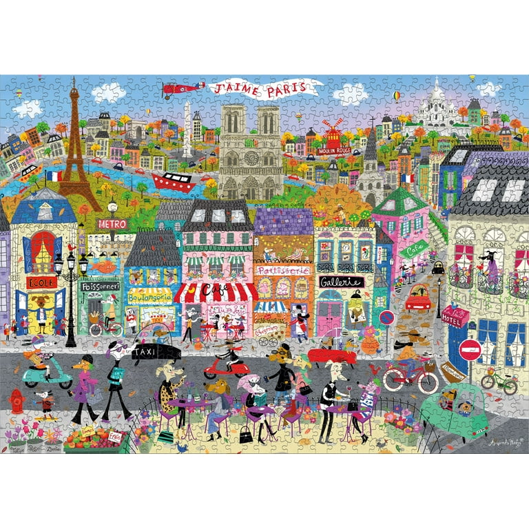 Ceaco 1000 Piece Paris Windows (Amanda Haley) Interlocking Jigsaw