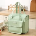 thumbnail image 2 of Insulated Lunch Bag for Women, Large Thermal Lunch Tote for Work, Waterproof & Easy-Clean Adult Lunch Box, Holds 2 Containers & Drink, 10.2" Lunch Bag for Office, School, Picnic ,Green, 2 of 3