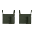 thumbnail image 1 of Silla Cuero para Acampar Y Pescar Bolsillo Lateral Reposabrazos Organizador Bolsas () Verde, 1 of 6