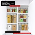 thumbnail image 2 of Set de contenedores de almacenamiento de alimentos DWËLLZA KITCHEN 1.4 L - 8 piezas, 2 of 8