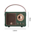 thumbnail image 4 of Bocina Bluetooth Portátil Altavoz retro compatible con Bluetooth Subwoofer clásico Decoración Mini altavoces Likrtyny Para estrenar, 4 of 7