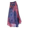 thumbnail image 3 of Falda larga para mujer, falda hippie, falda larga festiva, falda larga para cóctel o boda. Azul, 3 of 5