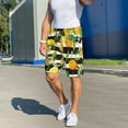 thumbnail image 7 of Kdxio Orange and Lemon Print Mens Sleep Shorts Bottoms Soft Comfy Pajama Wear Pants with Drawstring Pockets, 7 of 7