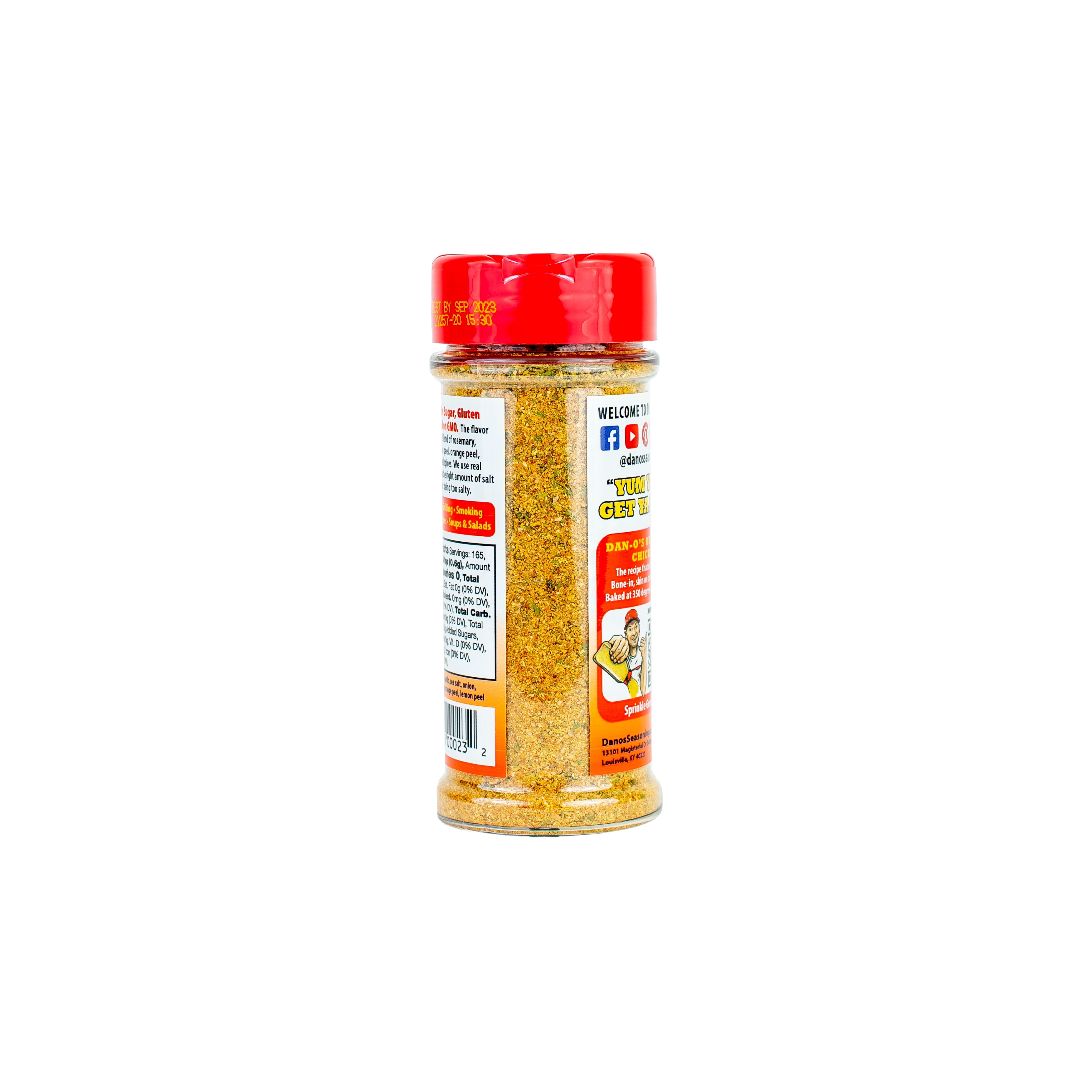 Spicy Dan-O's Original Seasoning - All Natural, Low Sodium, No MSG (20 oz)
