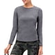 thumbnail image 1 of Camiseta de entrenamiento para mujer Camiseta elástica de secado rápido con empalme de malla de manga larga, 1 of 7
