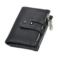 thumbnail image 3 of Cartera Yinane RFID para hombre Plegable con cremallera Negro, 3 of 8