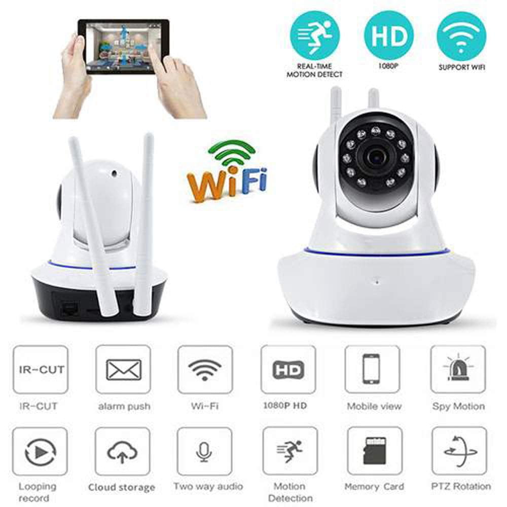 Wireless 720p HD Wifi CCTV-Sicherheit IP-Kamera Pan Tilt Baby Monitor/MemoryCard