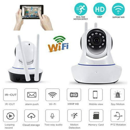Baby Monitor with Remote Control with Free APP,1080P WiFi IP CameraTwo-Way Audio amp; Night Vision
