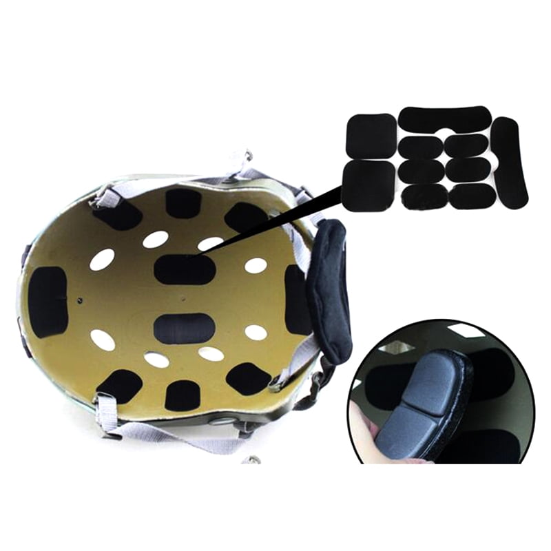 19Pcs/set Tactical Military Helmet Pads Hunting Helmet Protective PadN EW 