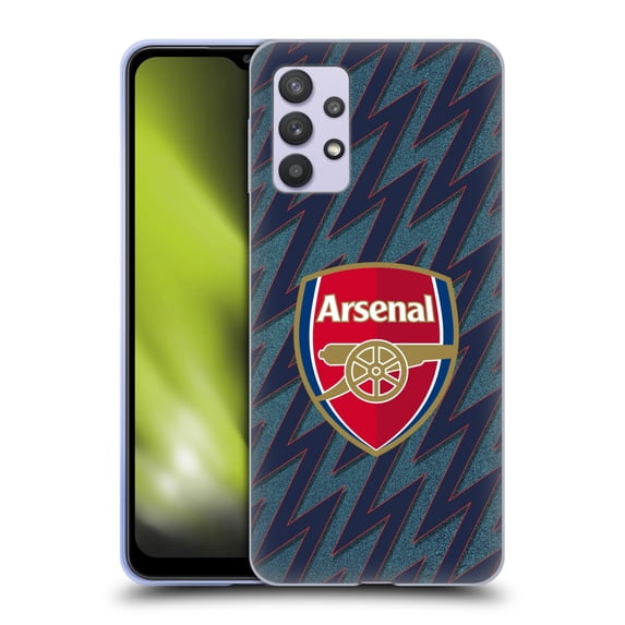 Head Case Designs Officially Licensed Arsenal FC 2021/22 Crest Kit Third Soft Gel Case Compatible with Samsung Galaxy A32 5G / M32 5G (2021)