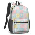 thumbnail image 2 of Pioneer Flower Floral Print Pattern 17" School Backpacks for Teens,Waterproof Oxford Fabric,S-Shape Padded Straps for School,Travel,Hiking,Camping, 2 of 5