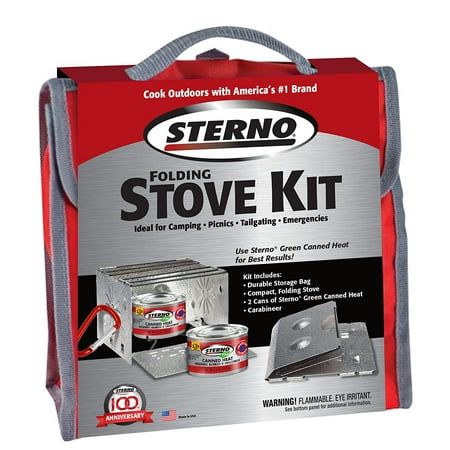 Outdoor Overnight Stove Kit, Portable and practical stove kit for camping, picnics and tailgating By Sterno Ship from (Best Way To Ship Overnight)