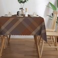 thumbnail image 3 of Rectangle Table Cloth, Autumn Fall Classic Vintage Plaid Resistant Washable Tablecloth Decorative Table Cover for Dining, Indoor and Outdoor, 3 of 6