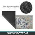 thumbnail image 7 of Bohemian Blue National Design Carpet Kitchen Rugs and Mats Sets Of 2,Kitchen Decoration Rugs,Rubber Backing Non-Slip Floor Mat for Sink Washable Waterproof Laundry Room Runner Rugs, 7 of 7